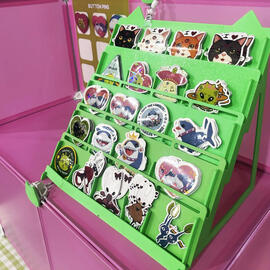 Sticker Display Closeup
