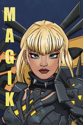 Illustration of Magik from Marvel Rivals